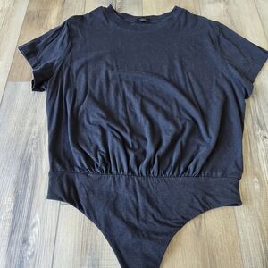 nuuds Black Women's Bodysuit Top